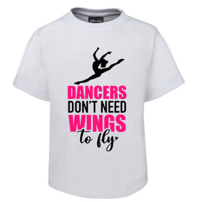 Dancer Don't Need Wings To Fly - Kid's Tee - On Special!  Thumbnail