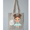 Budget Calico Tote Bag Thumbnail