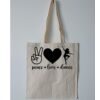 Budget Calico Tote Bag Thumbnail